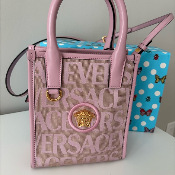 Versace Pink Mini Bag with Medusa Medallion - Picture 2 of 5